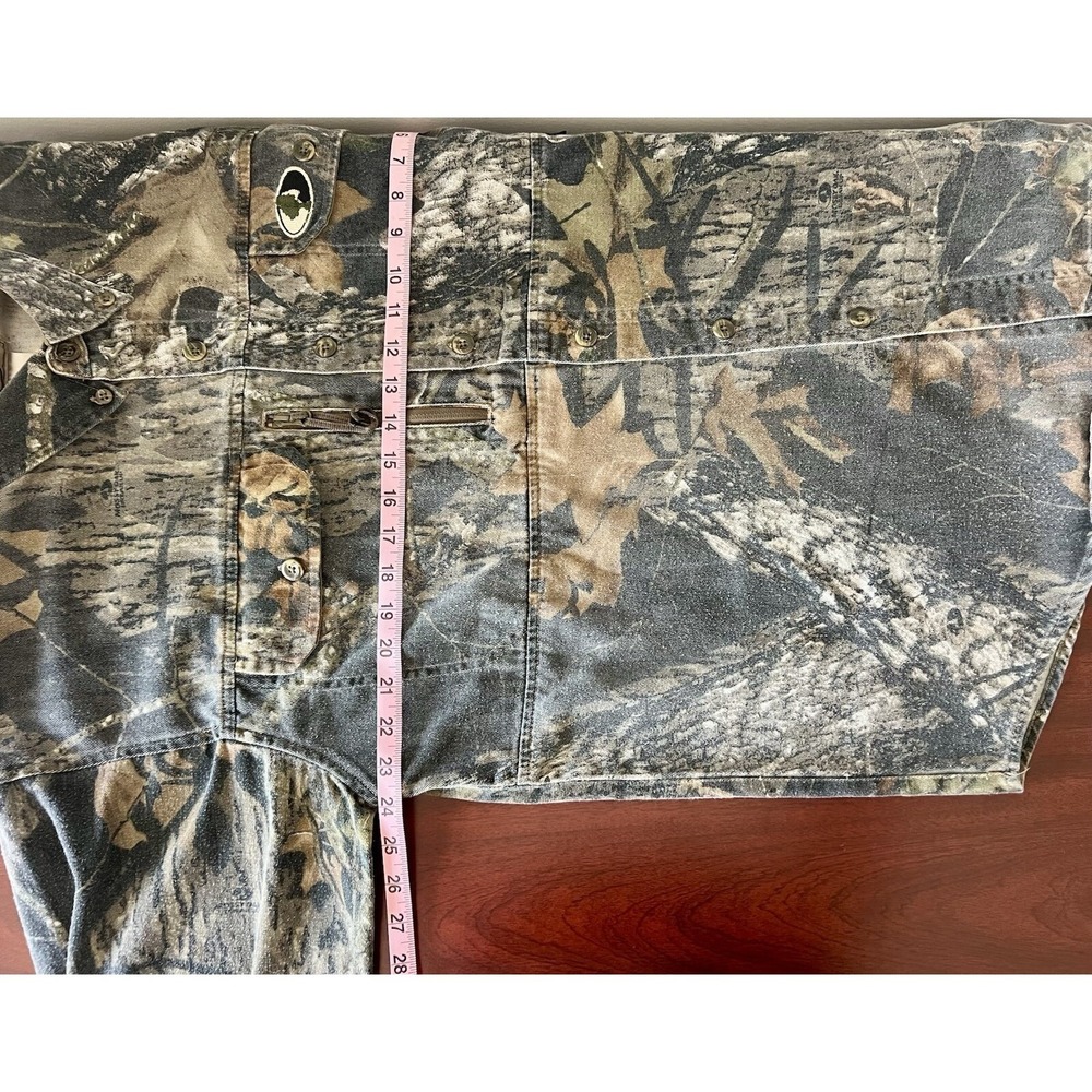 Mossy Oak Scent Stop Pro Camo Hunting Mens Shirt Large Button Down Long Sleeve - Picture 5 of 12
